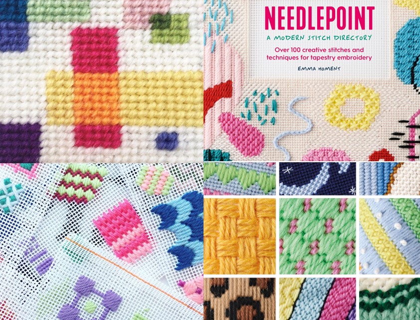 Needlepoint: A Modern Stitch Directory: Over 100 creative stitches and  techniques for tapestry embroidery